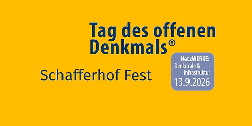 Schafferhof Fest zum "Tag des offenen Denkmals"