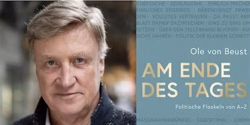 Erleben Sie Ole von Beust live im KPM Hotel  & Residences