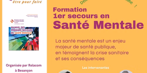FORMATION DE SECOURISTE EN SANTE MENTALE