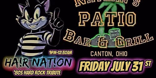 Club Debut\ud83d\udca5Hair Nation is Hard Rockin Nathan's Patio '80s Style