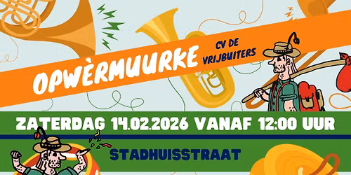 Opw\u00e8rmuurke | CV de Vrijbuiters \ud83d\udc9a\u2764\ufe0f\ud83d\udc9b\ud83c\udfba