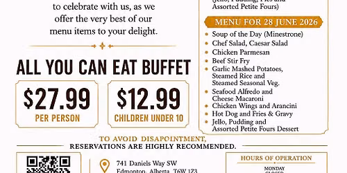Grand opening All you can eat 