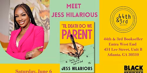 Jess Hilarious Book Discussion and Signing