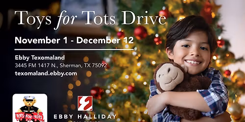 Toys for Tots Drop-Off Location at Ebby Halliday Realtors Texomaland