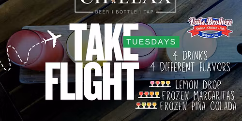 Take Flight Tuesdays: 3 different flights, 4 different flavors