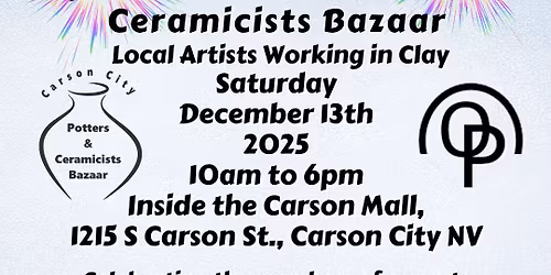 Carson City Potters and Ceramicists Bazaar
