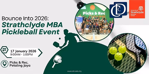 Bounce Into 2026: Strathclyde MBA Pickleball Event