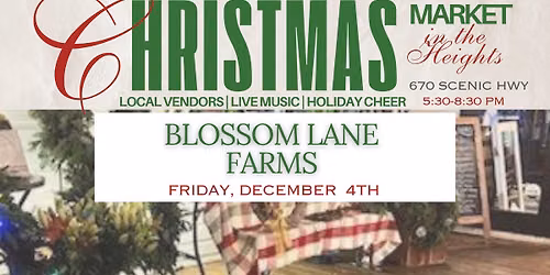 Christmas Market: Blossom Lane Farms @Calverts