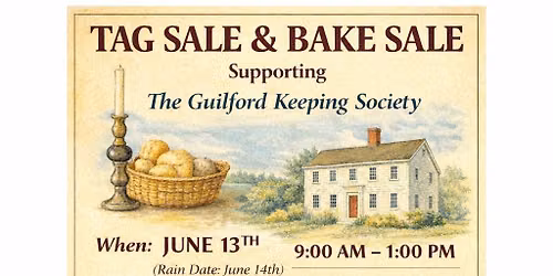 GKS Tag Sale And Bake Sale!