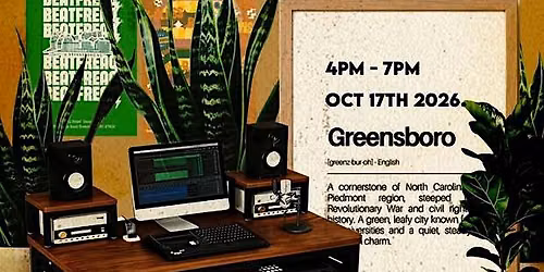 Greensboro October 17th Beat Freaq