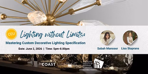 Lighting without Limits at Coast Lighting