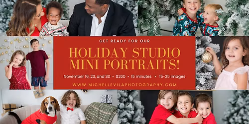 2025 Holiday Christmas Mini Sessions \u2013 Family & Pet Friendly!