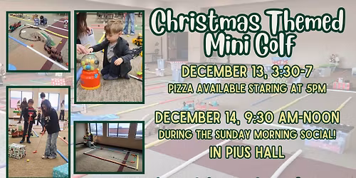 Mini Golf- Christmas Themed