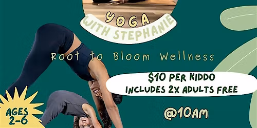 Little Sprouts Family Yoga at SharkBay Playspace  With Stephanie