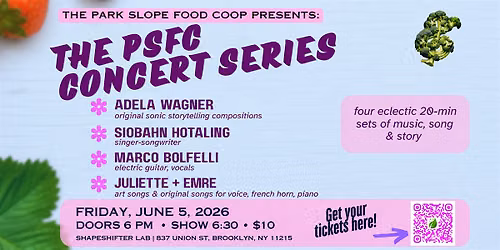 The Park Slope Food Coop Concert Series #18