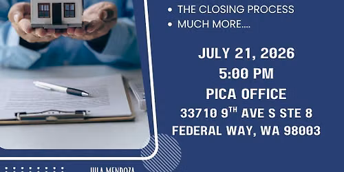 First Time Homebuyers 101- PICA