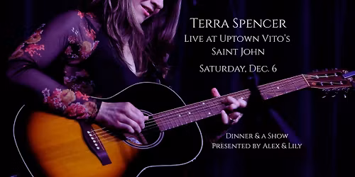 Terra Spencer live at Uptown Vito's Saint John