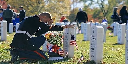 Flag placement before Memorial Day