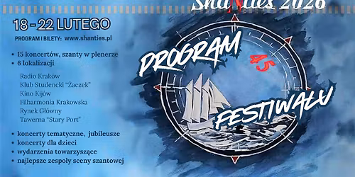 Shanties 45 - Festiwal Piosenki \u017beglarskiej - Port w sercu Krakowa!