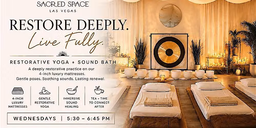 Restorative Yoga + Sound Bath