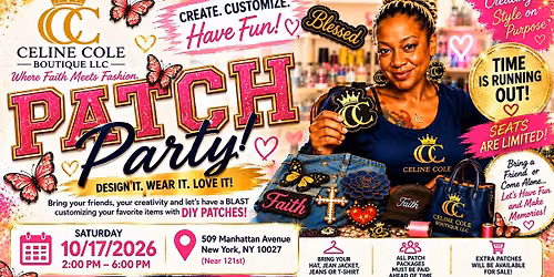 Patch it & Slay A DIY Fashion Patch Party by Celine Cole