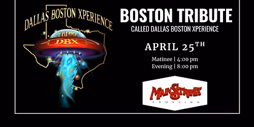 Boston Tribute called Dallas Boston Xperience | LIVE at Main Street Crossing