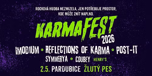 KarmaFest '26 \u2013 Pardubice, \u017dlut\u00fd Pes