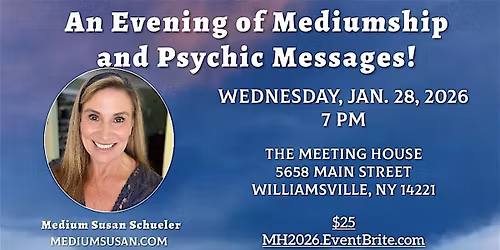 An Evening of Mediumship and Psychic Messages with Susan Schueler