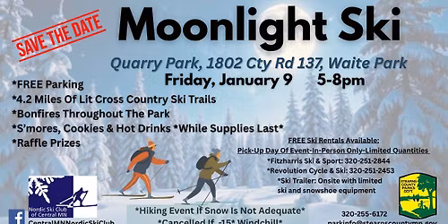 Moonlight Ski at Quarry Park