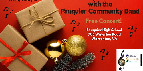 A Holiday Celebration with the Fauquier Community Band: Free Concert!