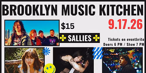 Brooklyn Music Kitchen: Sallies, Ella Rose, Callum, Will Sims