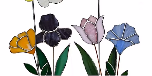 Stained Glass: Flowers, Birds and Bees.