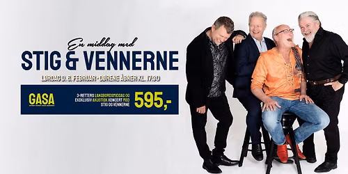 En middag med Stig & Vennerne Akustisk \/\/ Odense \/\/ Stig Rossen & Bamses venner