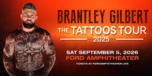 Brantley Gilbert at Ford Amphitheater
