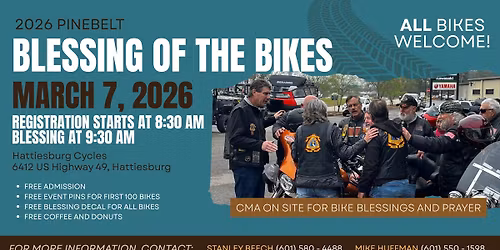2026 Pinebelt Blessing of the Bikes