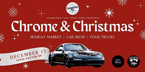 Christmas Car Show with Food Trucks, Market and Music