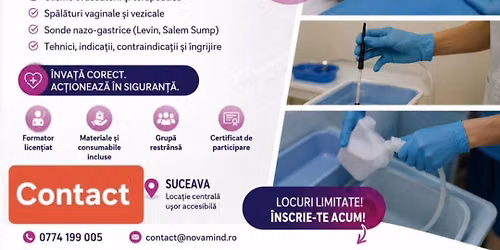 ATELIER PRACTIC - SONDE, CLISME \u0218I SP\u0102L\u0102TURI