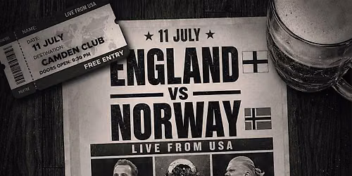 England v Norway on the big screen