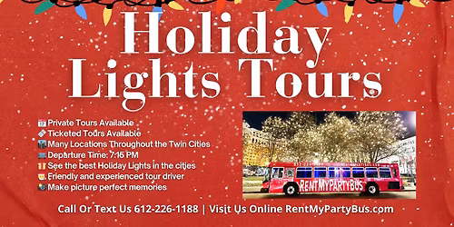 Magical Holiday Lights Tour - Plymouth Experience - Dec 21st