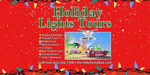Magical Holiday Lights Tour - Plymouth Experience - Dec 21st