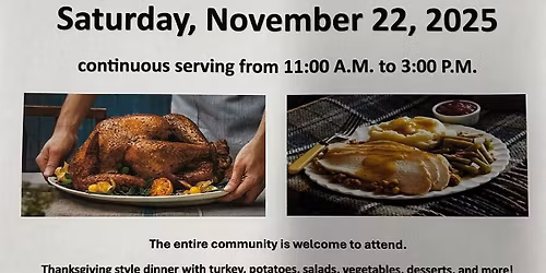 Community Thanksgiving Dinner