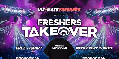 FRESHERS TAKEOVER SURREY 2026 \u26a1\ufe0f Sold Out 15 years Running! \ud83d\udc55 FREE T-Shirt with Every Ticket! 