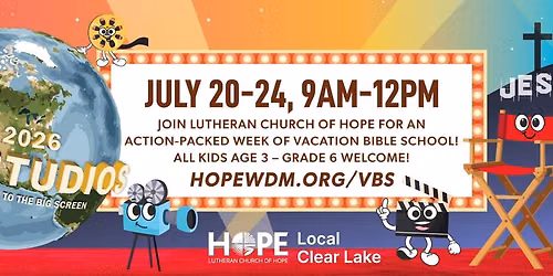Vacation Bible School - Hope Studios!