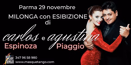 Milonga con esibizione di Carlos Espinoza e Agustina Piaggio