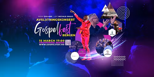 Avslutningskonsert p\u00e5 Gospelfest Bergen 2026 med Ricky Dillard, Leif Ingvald Skaug med fl