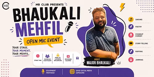 BHUAKALI MEHFIL-OPEN MIC @ MARINE DRIVE FC