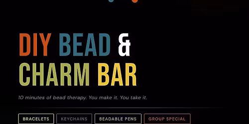 DIY Bead and Charm Bar at Monroe Grand Market