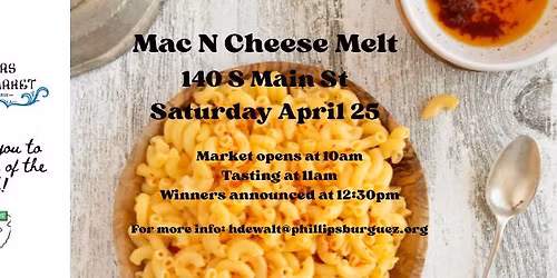 Mac N Cheese Melt @ PFM Indoor Winter Market