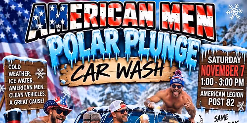American Men Polar Plunge Car Wash