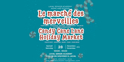 Le march\u00e9 des merveilles au LSA | LSA Candy Cane Lane Holiday Market